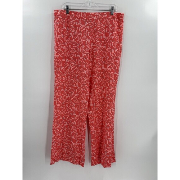 Vineyard Vines Fish Catch Of The Day Pants Mai Tai Tropical Rayon 37W" X 32L" - Picture 5 of 10